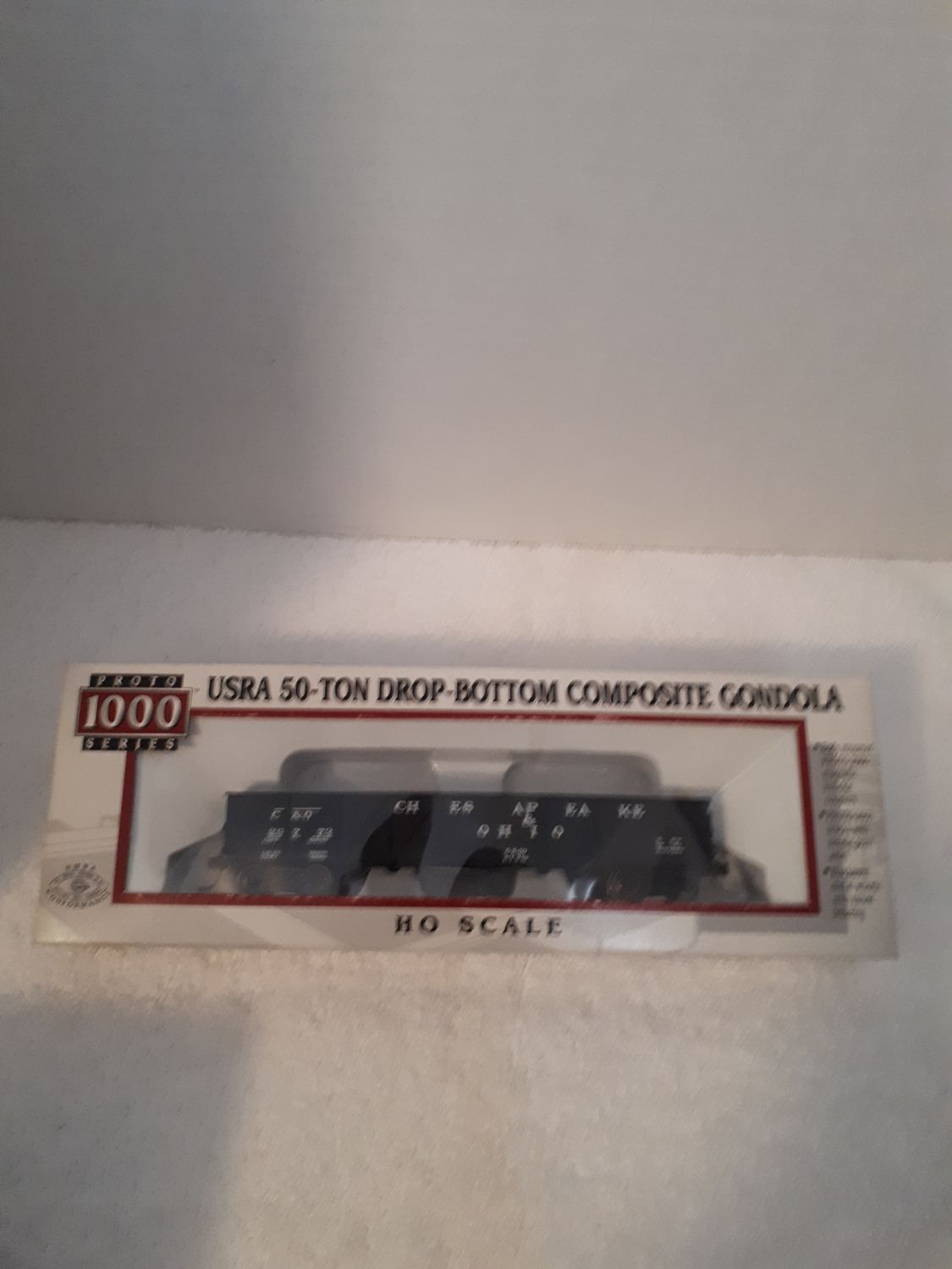 HO Scale 50-Ton Drop Bottom Composite Gondola