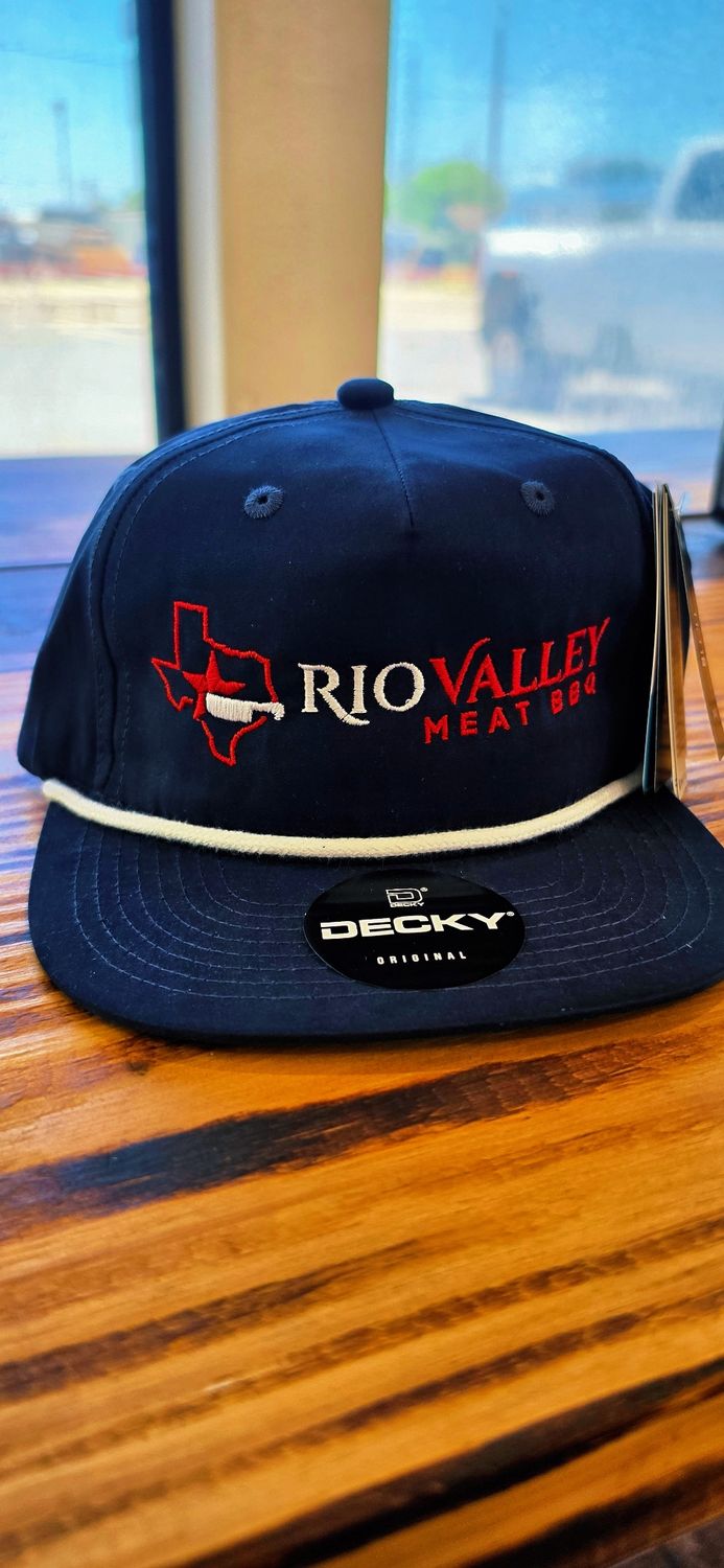 Rio Valley Meat BBQ Navy Cap
