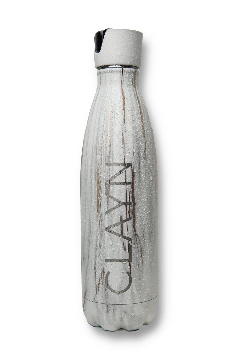 UV-C Trinkflasche | Marmor-Gold