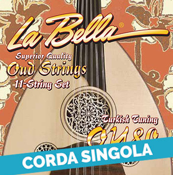 La Bella OU84 | 4th - OU80 .029 Corda singola per oud turco | Negozio |  Valmusic Professional
