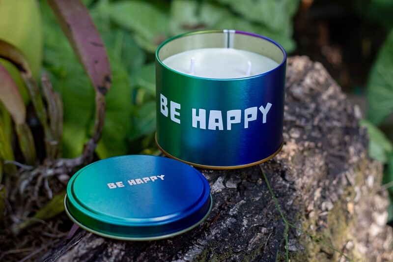 Vela Aromática na Lata - Be Happy Vela Aromática na Lata - Be Happy