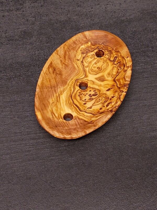 Seifenschale oval, Seifenablage aus Olivenholz