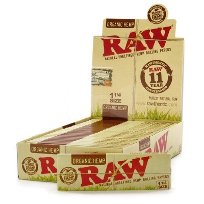 Raw Organic 1 1/4  Paper