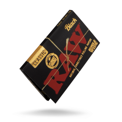 Raw Classic Black Single WIde Rolling Paper