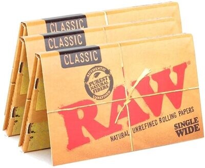 Raw Single Wide Classic Papers