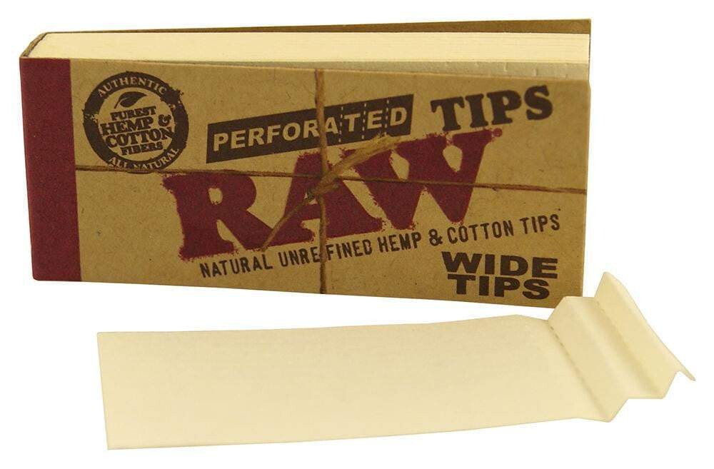 Raw Perforated Wide Tips