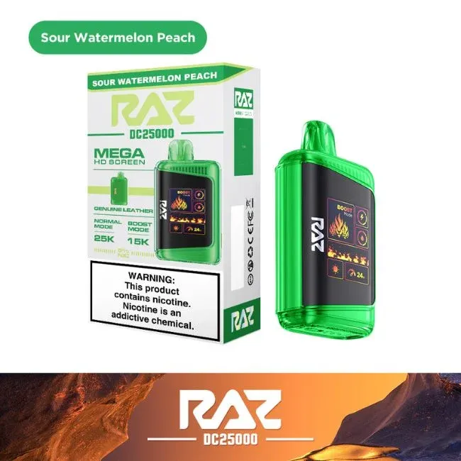 RAZ MEGA  25K 5% DISPOSABLE (80ML)
