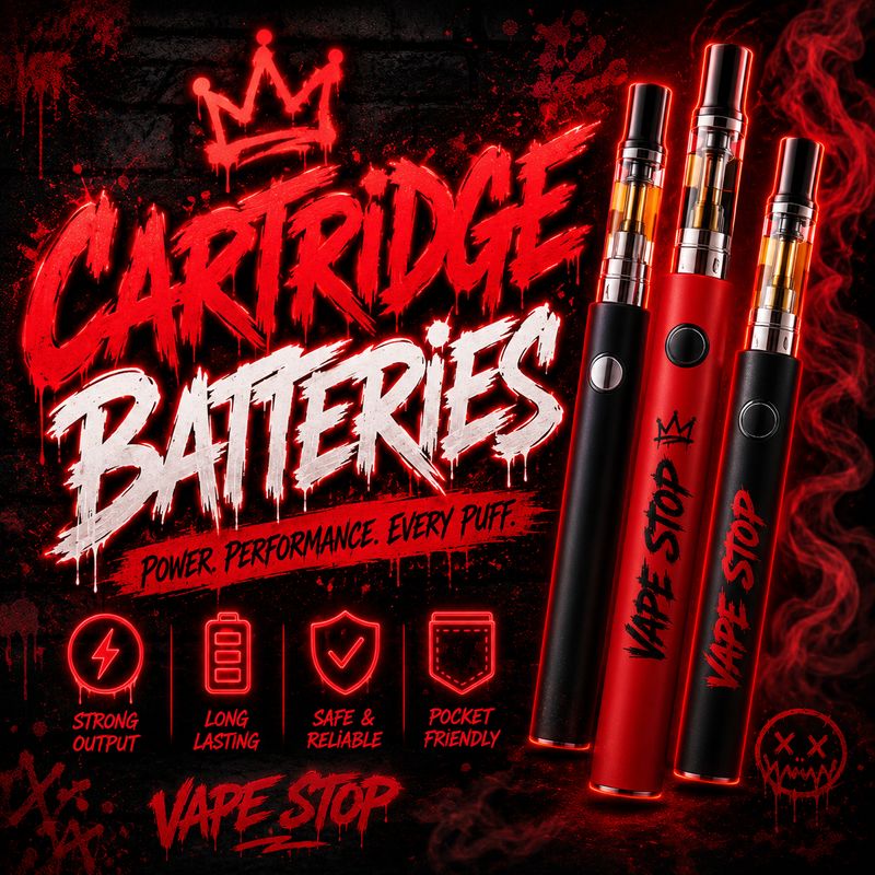 CARTRIDGE BATTERIES (510 THREAD)