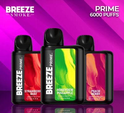 BREEZE SMOKE PRIME EDITION 1OML 6K PUFFS BREEZE SMOKE PRIME EDITION 1OML 6K PUFFS