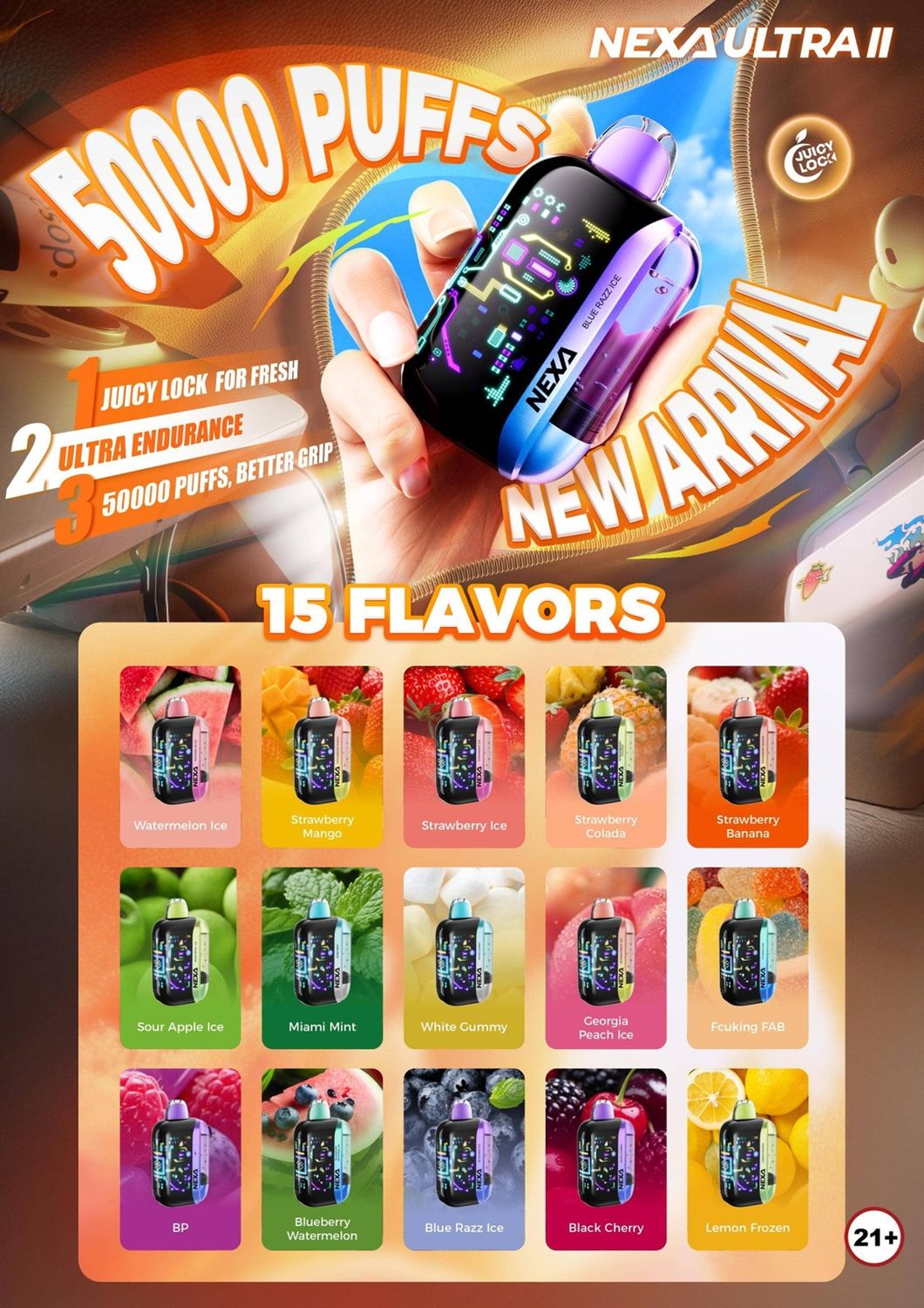 NEXA ULTRA II 50K PUFFS 20ML NEXA ULTRA II 50K PUFFS 20ML