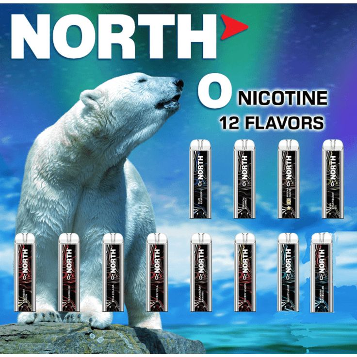 NORTH ZERO NICOTINE SERIES 5K PUFFS 10ML