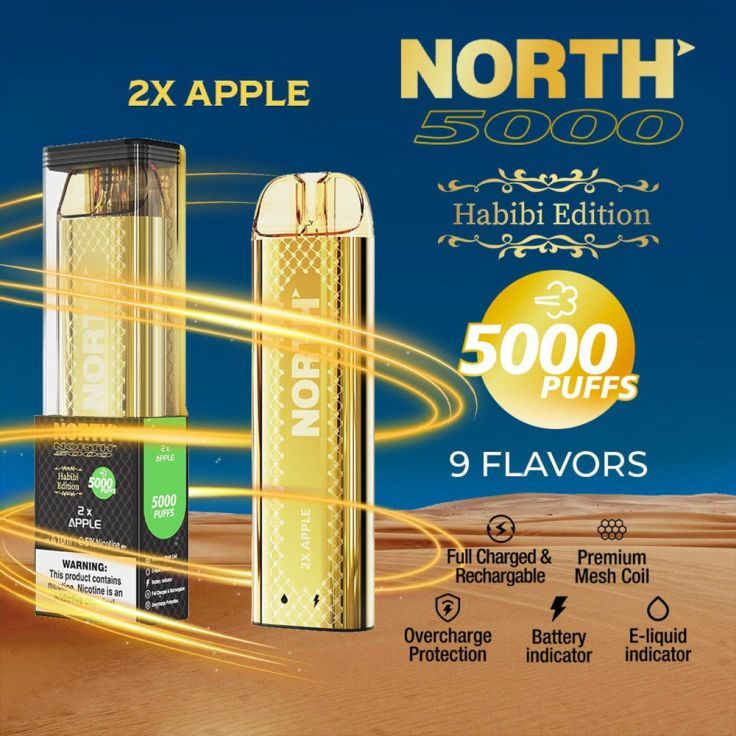 NORTH HABIBI EDITION 10ML 5K PUFFS
