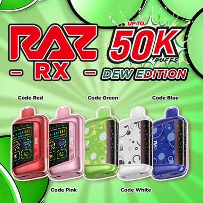 RAZ RX DEW EDITION 19ML 50K PUFFS RAZ RX DEW EDITION 19ML 50K PUFFS