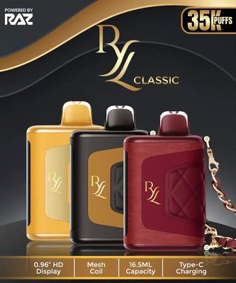 RYL CLASSIC BY RAZ 16.5ML 35K PUFFS RYL CLASSIC BY RAZ 16.5ML 35K PUFFS