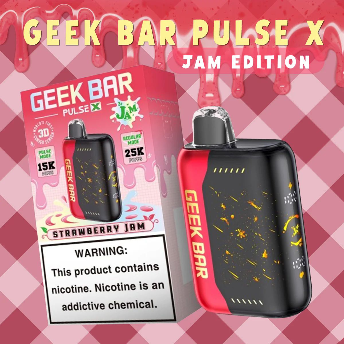 GEEK BAR PULSE X JAM EDITION 18 ML 25K PUFF