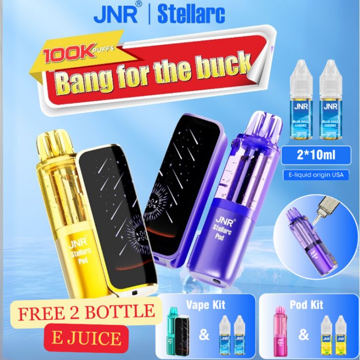 JNR STELLARC 64ML 100K PUFFS JNR STELLARC 64ML 100K PUFFS