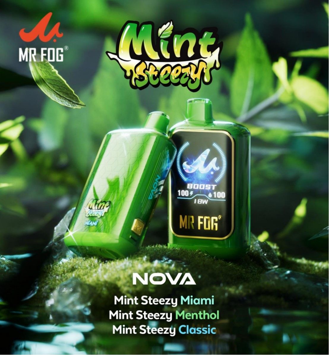 MR FOG NOVA MINT STEEZY EDITION 36K PUFFS 20ML