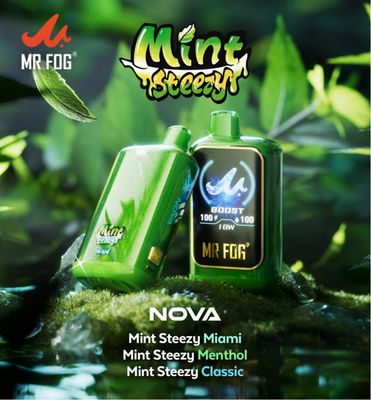MR FOG NOVA MINT STEEZY EDITION 36K PUFFS 20ML MR FOG NOVA MINT STEEZY EDITION 36K PUFFS 20ML
