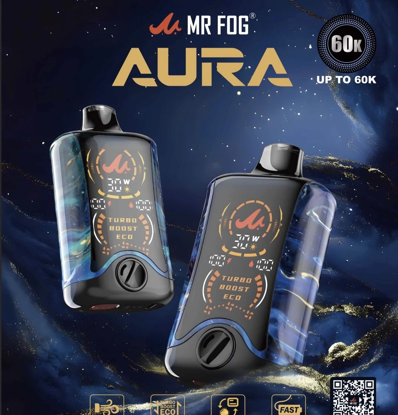 MR FOG AURA EDITION 60K PUFFS 26ML