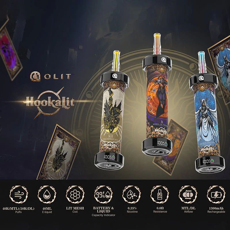 OLIT HOOKALIT 40K PUFF 40ML ELECTRIC HOOKAH