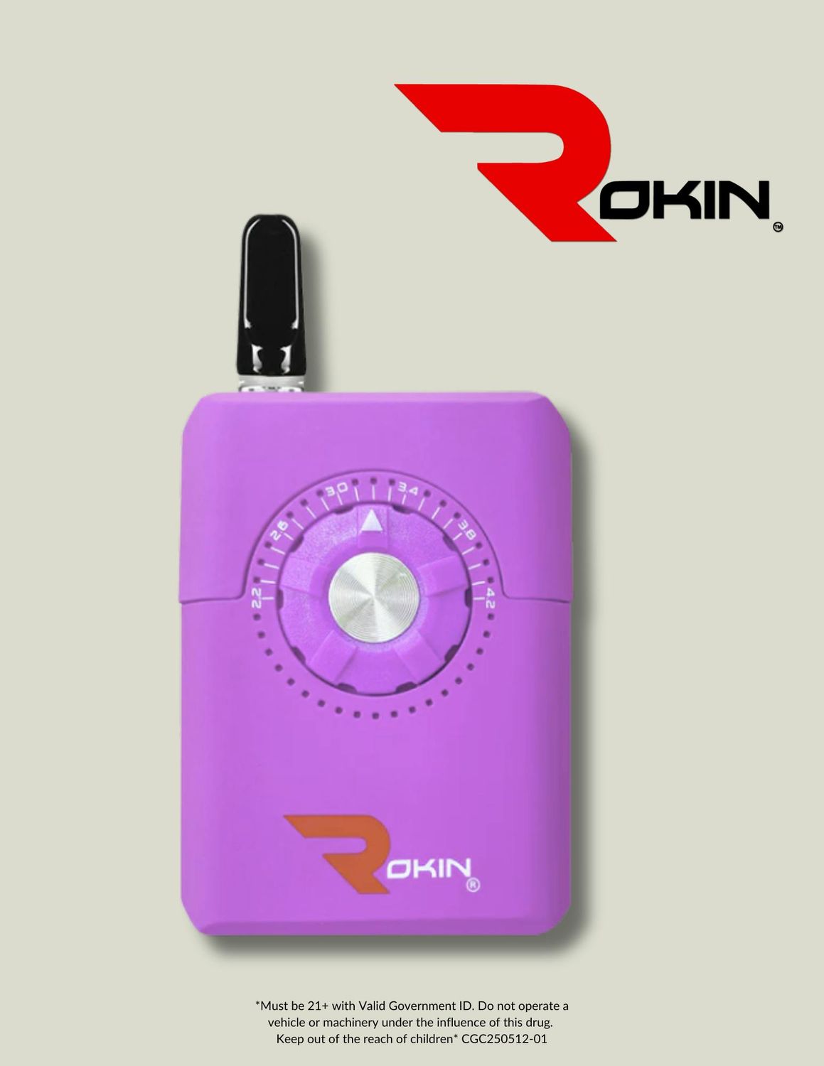 ROKIN DIAL CARTRIDGE BATTERY 510 THREAD