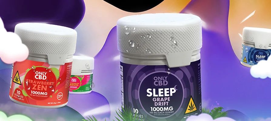 ONLY CBD INFUSED GUMMIES 1000MG 10CT JAR (SLEEP)