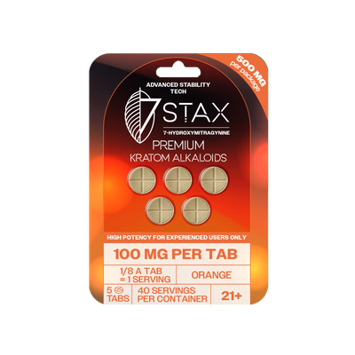 7STAX 500MG 7-HYDROXY PREMIUM KRATOM ALKALOIDS 100MG X 5CT TABLETS 7STAX 500MG 7-HYDROXY PREMIUM KRATOM ALKALOIDS 100MG X 5CT TABLETS