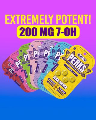 DOZO PERKS 7-HYDROXYMITRAGYNINE 50MG CHEWABLE 4CT TABLET DOZO PERKS 7-HYDROXYMITRAGYNINE 50MG CHEWABLE 4CT TABLET