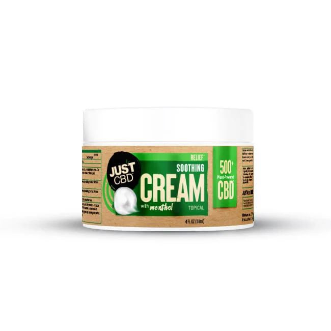 JUST CBD RELIEF SOOTHING CREAM UNSCENTED 4OZ
