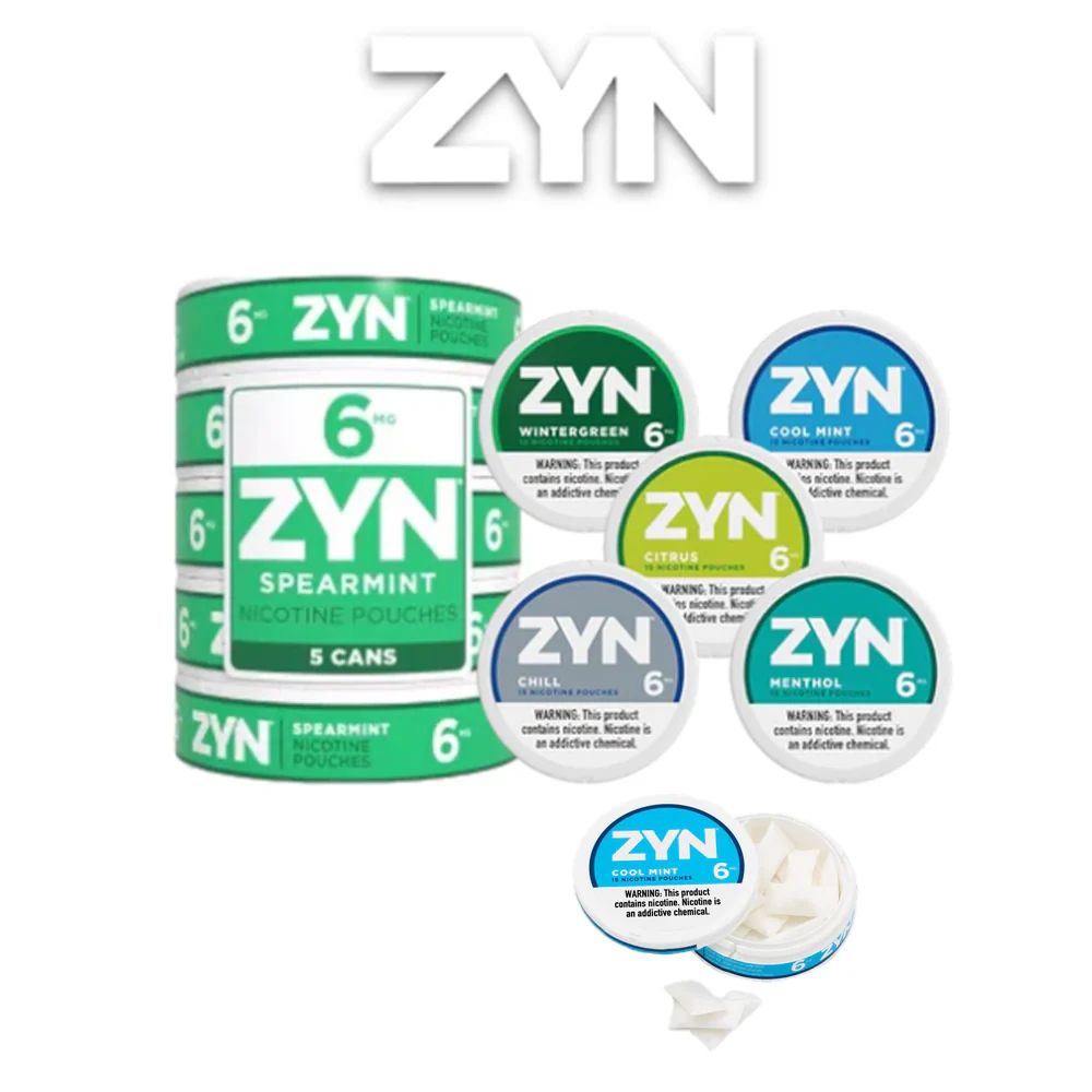 ZYN 6MG NICOTINE POUCHES