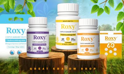 ROXY 7-HYDROXYMITRAGYNINE 20MG PER TABLET 30CT JAR ROXY 7-HYDROXYMITRAGYNINE 20MG PER TABLET 30CT JAR