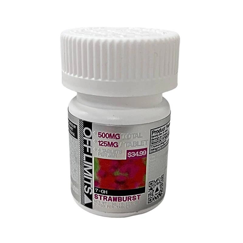 OFF LIMITS 500MG 7-HYDROXY 125MG X 4CT CHEWABLE TABLETS