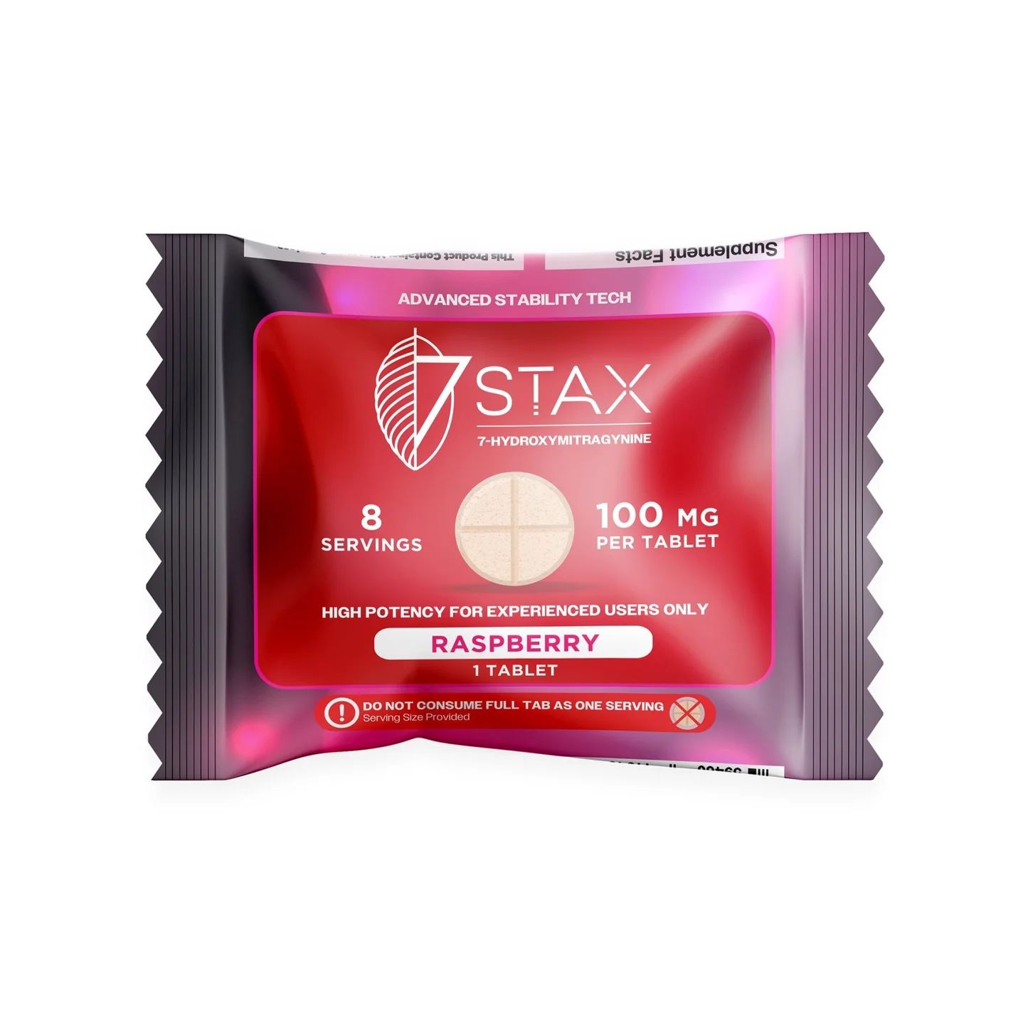 7STAX 7-HYDROXYMITRAGYNINE 100MG CHEWABLE TABLETS BAGS (1CT) 7STAX 7-HYDROXYMITRAGYNINE 100MG CHEWABLE TABLETS BAGS (1CT)