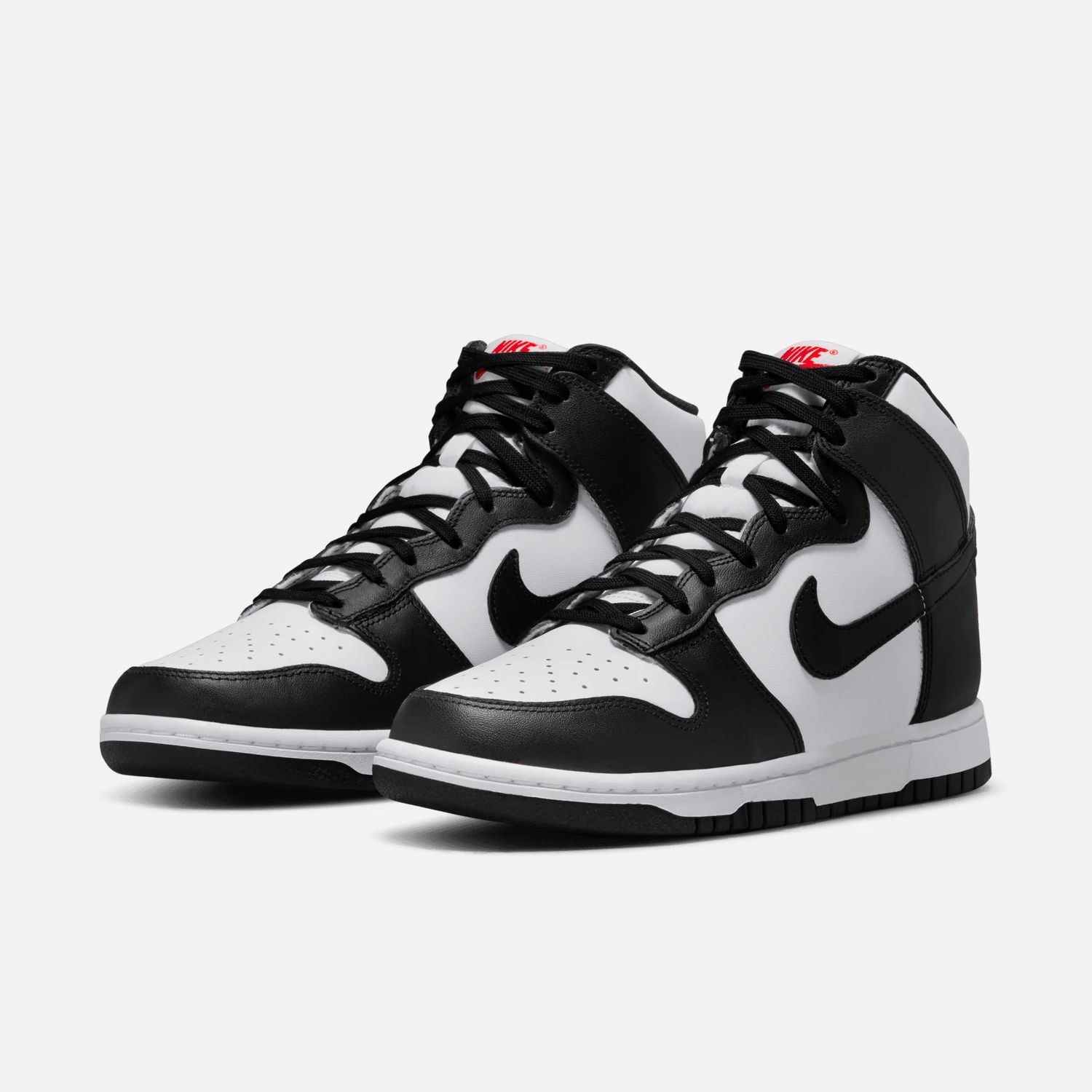 MEN'S NIKE DUNK HIGH TOPS (BLACK AND WHITE)