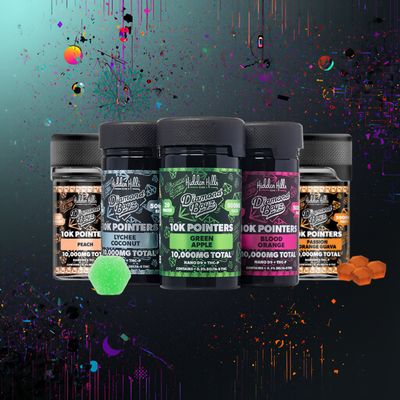 HIDDEN HILLS DIAMOND BOYZ 20CT GUMMY JAR 10,000MG (500MG PER GUMMY)
