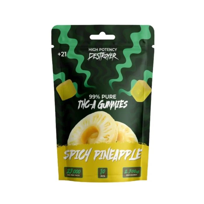 DESTROYER THC-A 10CT GUMMY BAG 25,000MG (2,500MG PER GUMMY)