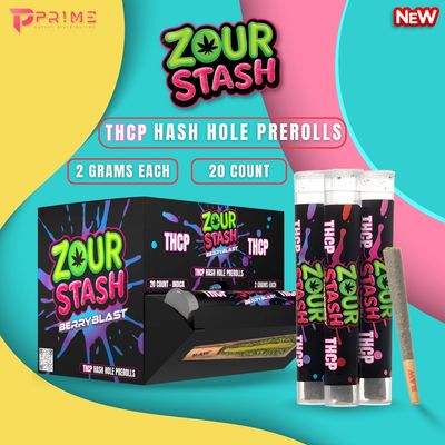 ZOUR STASH THC-P 2G HASH HOLE PRE-ROLL