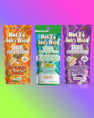 NOT YA SON'S WEED 2CT THC-A  .5G MINI PRE-ROLLS