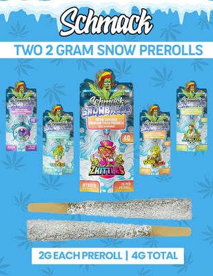 SCHMACK 4G THC-A 2CT PRE-ROLLS