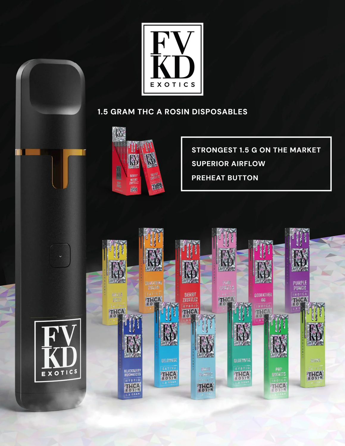 FVKD MINIS 1.5G DISPOSABLE FVKD MINIS 1.5G DISPOSABLE