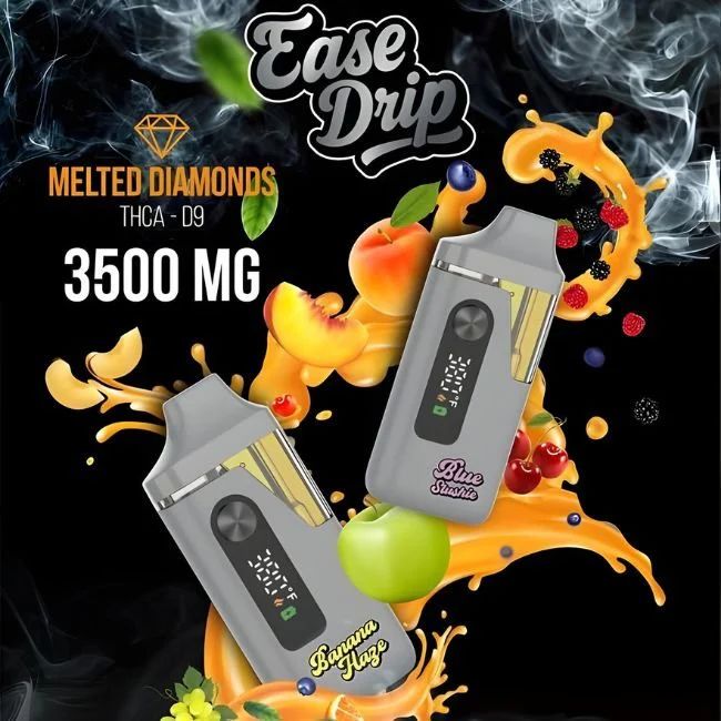 EASE DRIP MELTED DIAMONDS THCA 3.5G DISPOSABLE EASE DRIP MELTED DIAMONDS THCA 3.5G DISPOSABLE