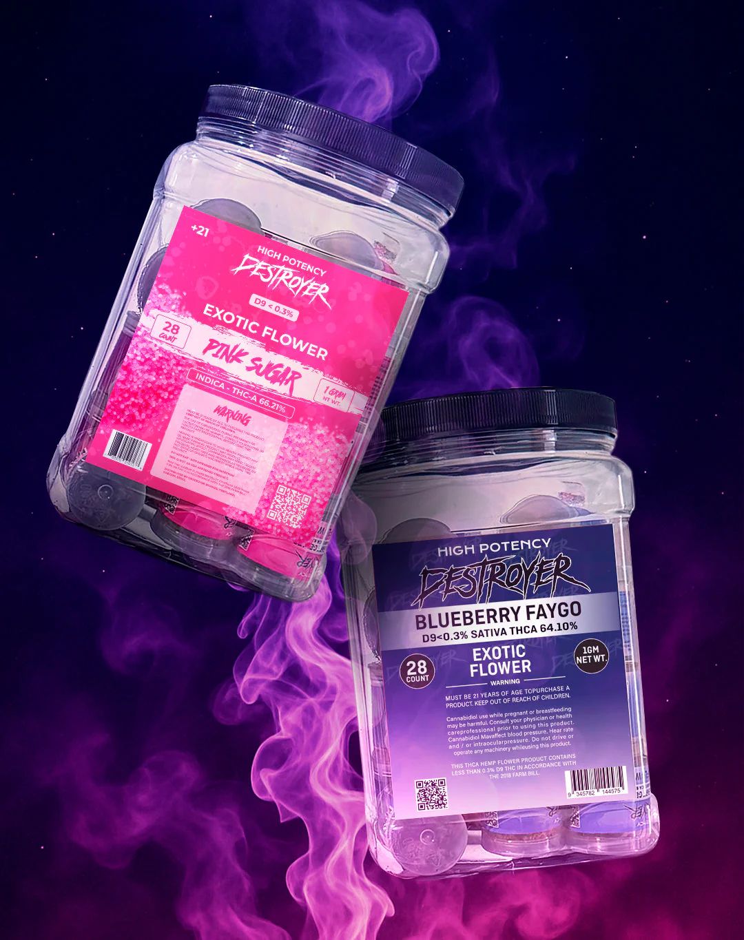 HIGH POTENCY 1G DESTROYER FLOWER HIGH POTENCY 1G DESTROYER FLOWER