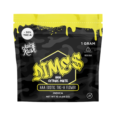 JUICY KUSH DIMES 1G FLOWER JUICY KUSH DIMES 1G FLOWER