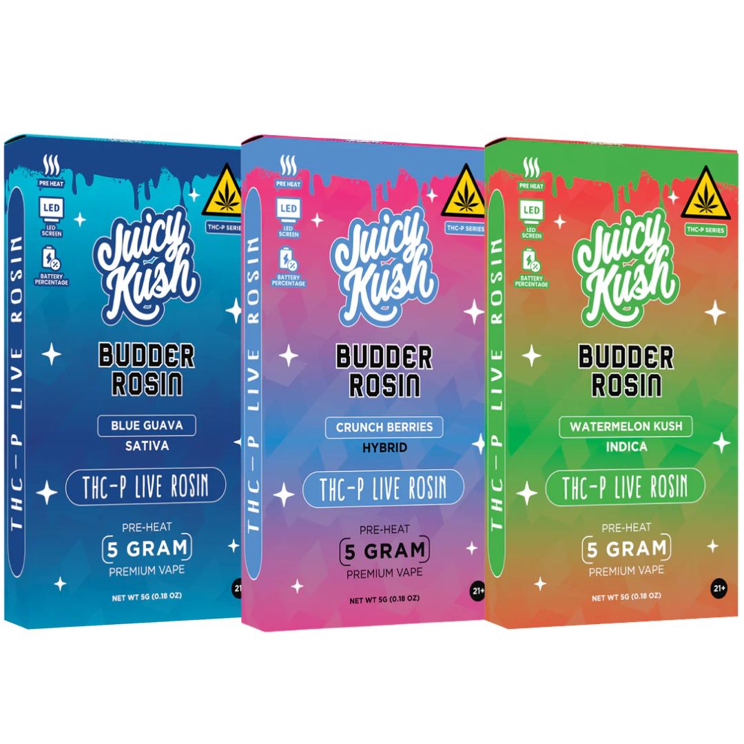 JUICY KUSH BUDDER ROSIN THC-P 5G DISPOSABLE