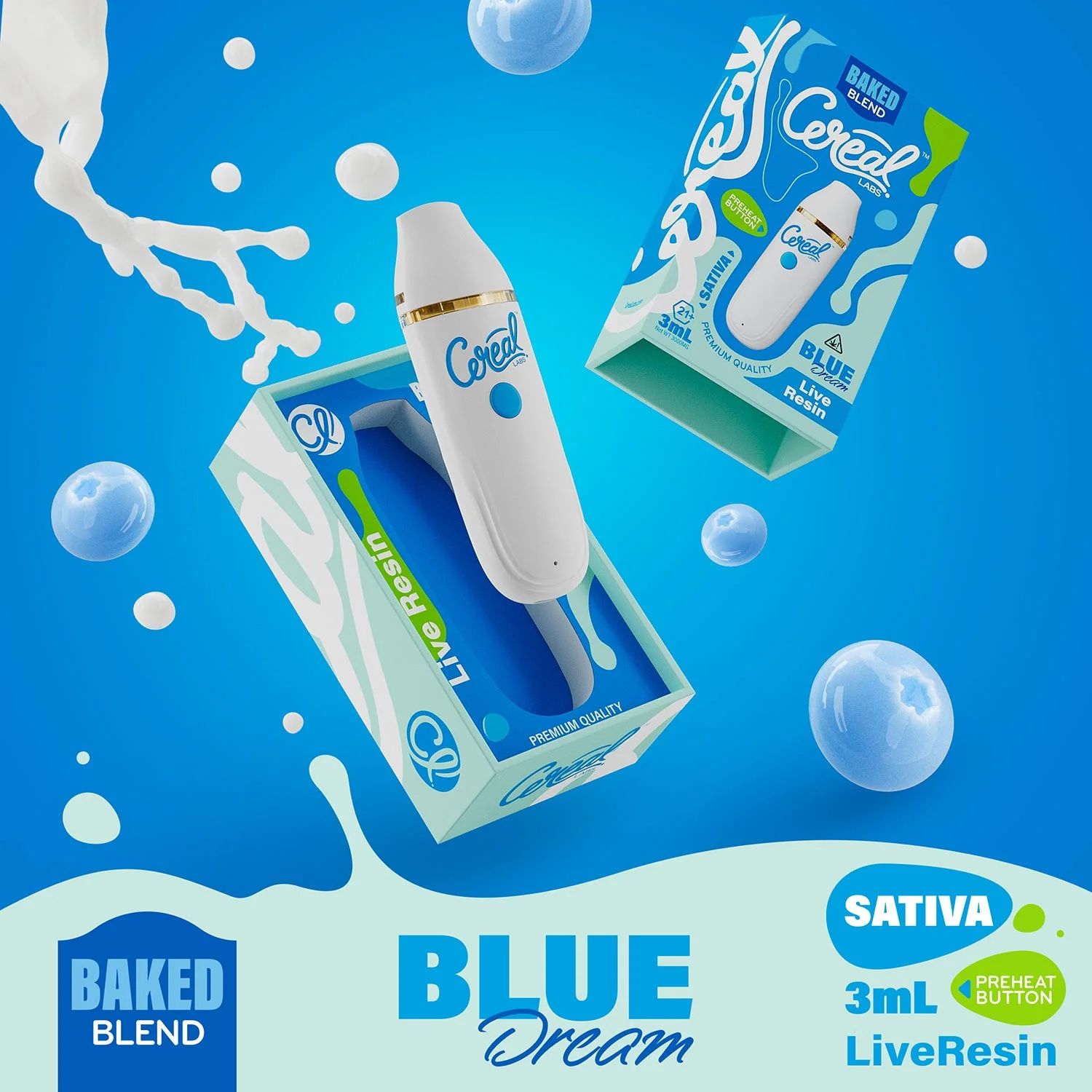 CEREAL LABS 3G LIVE RESIN DISPOSABLE