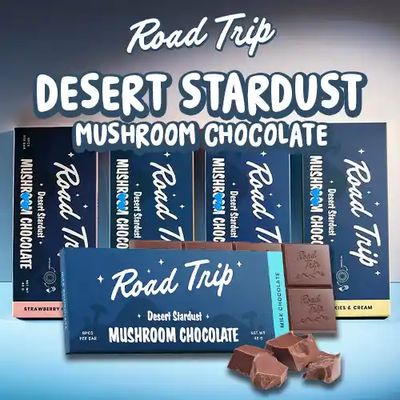 ROAD TRIP 48G DESERT STARDUST 8 PIECE CHOCOLATE BAR ROAD TRIP 48G DESERT STARDUST 8 PIECE CHOCOLATE BAR