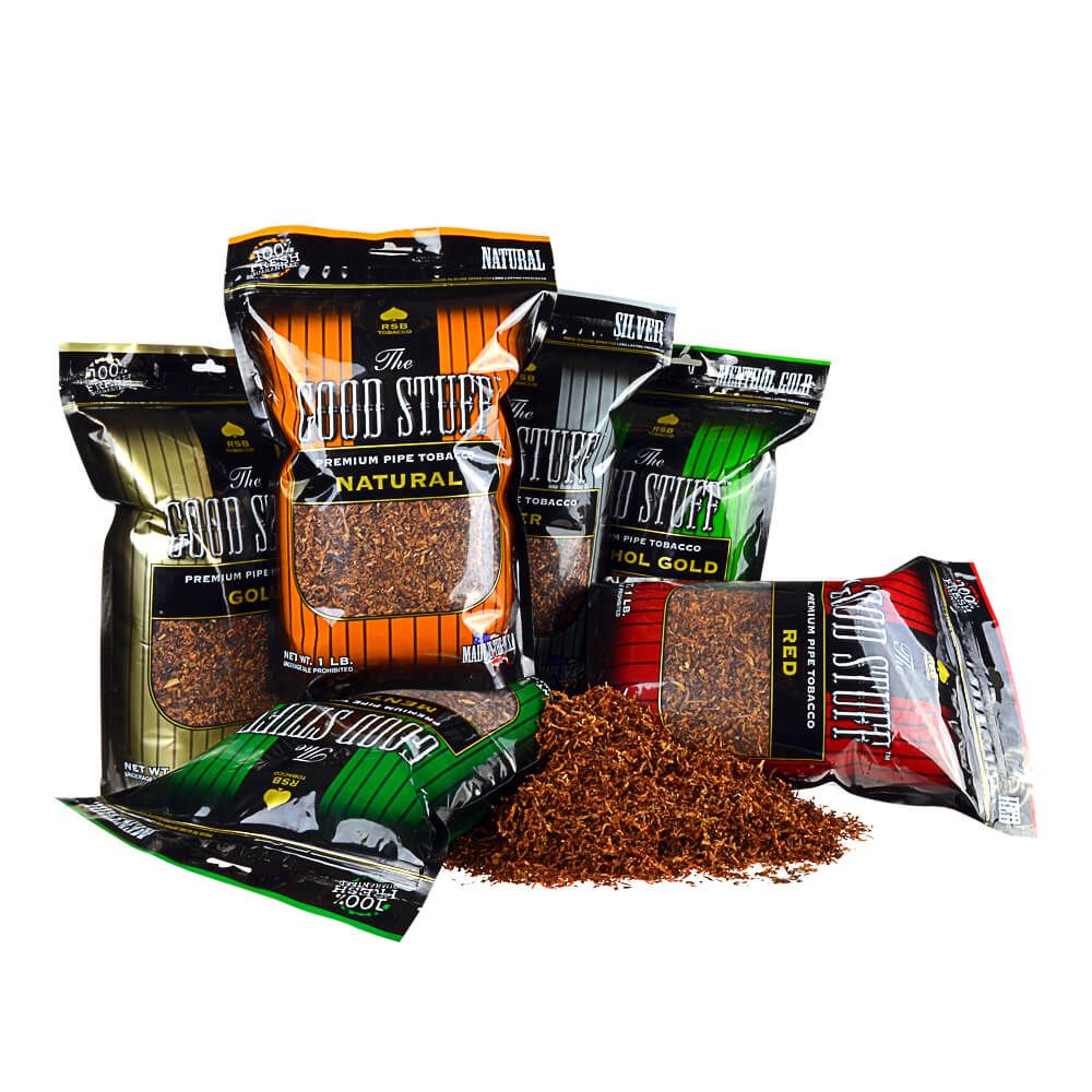 THE GOOD STUFF 160Z CIGARETTE TOBACCO THE GOOD STUFF 160Z CIGARETTE TOBACCO