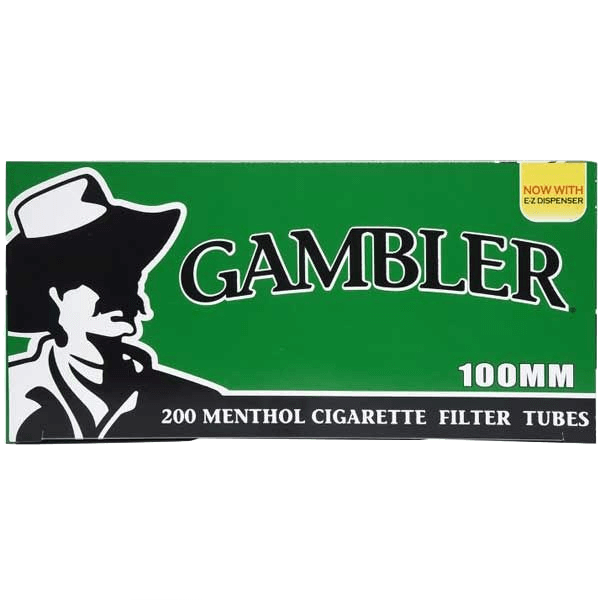GAMBLER 200CT CIGARETTE FILTER TUBES 100MM