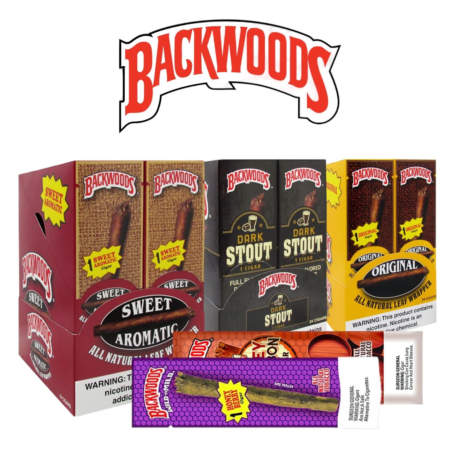 BACKWOODS 1CT ALL NATURAL LEAF WRAPPER BACKWOODS 1CT ALL NATURAL LEAF WRAPPER