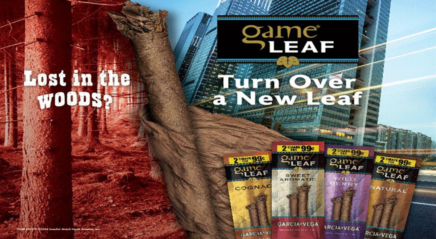 GAME LEAF 2CT NATURAL LEAF CIGARILLOS